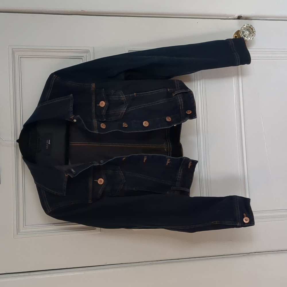 Dark wash denim jacket